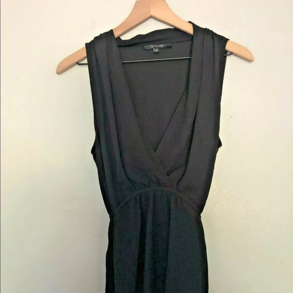 19 Cooper Camino Wrap Tie  Semi Sheer Blouse